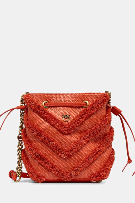 Pinko poșetă culoarea portocaliu, 104303 A2CD