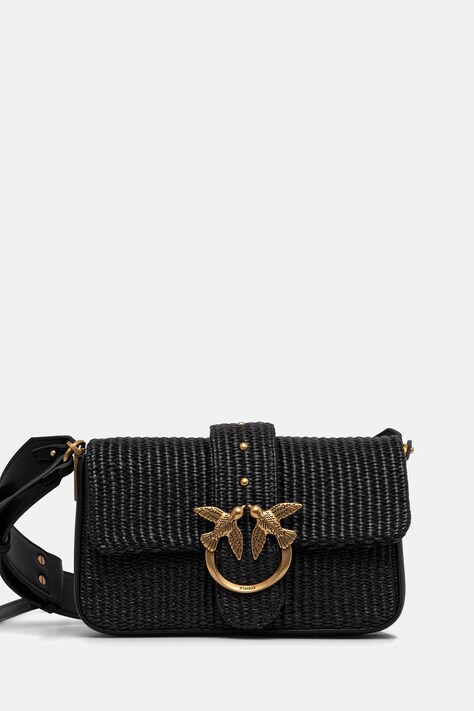 Τσάντα Pinko χρώμα: μαύρο, 104340 A2CF