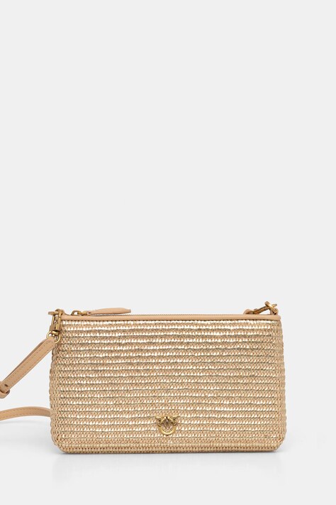 Pinko poșetă culoarea auriu, 104277 A2CE