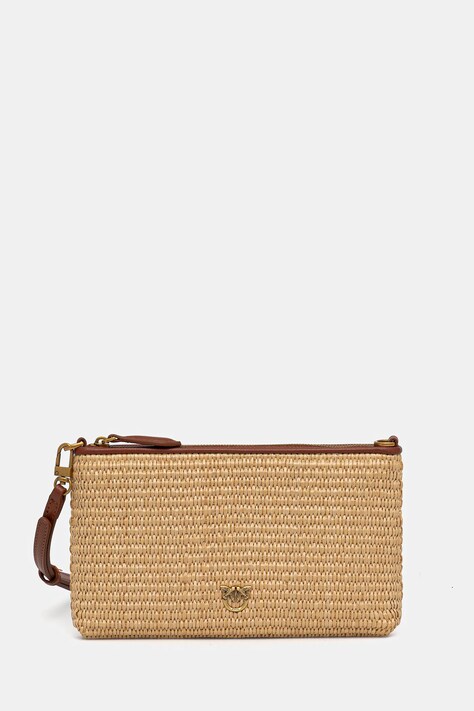 Pinko poșetă culoarea bej, 104277 A2CF