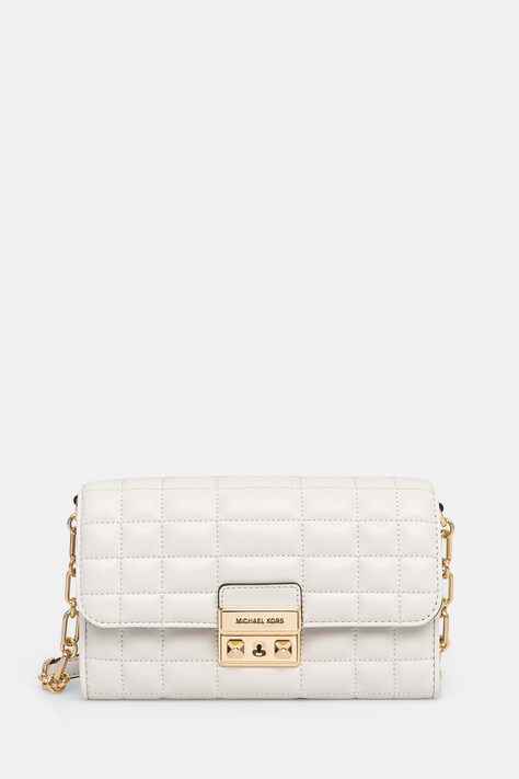 MICHAEL Michael Kors poseta piele culoarea alb, 32S4G2RC9L