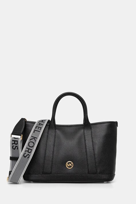 MICHAEL Michael Kors torebka skórzana kolor czarny 30R4G99S2L