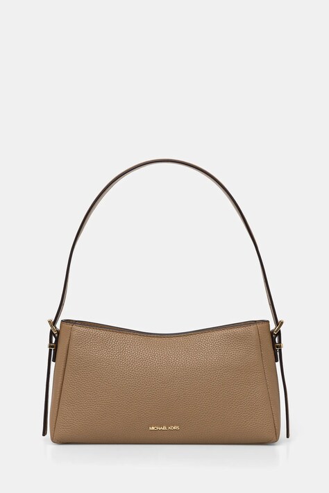 Usnjena torbica MICHAEL Michael Kors zelena barva, 32R5G9OC6L