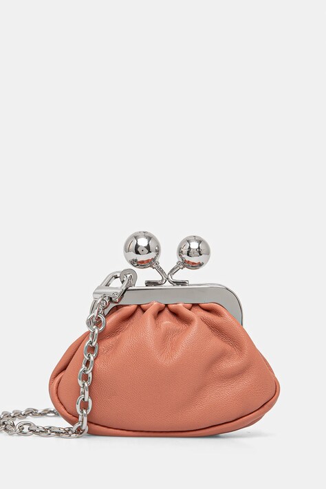Weekend Max Mara poseta piele culoarea roz, 2515721014600