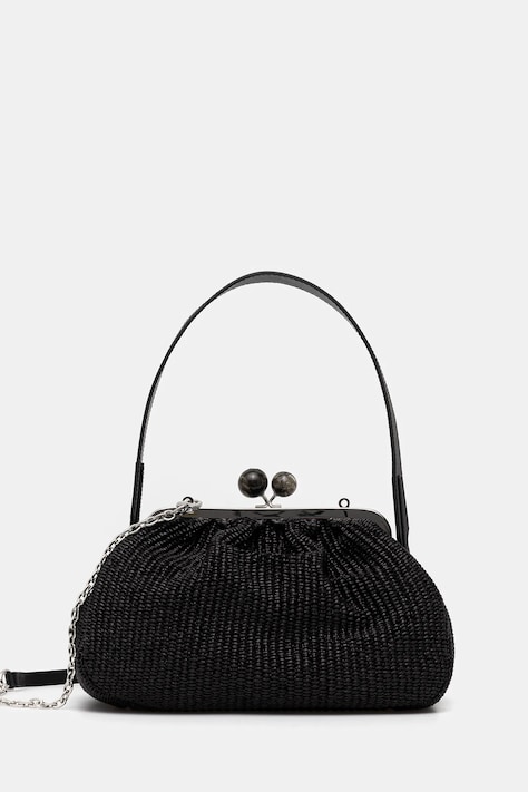 Torbica Weekend Max Mara črna barva, 2515511085600