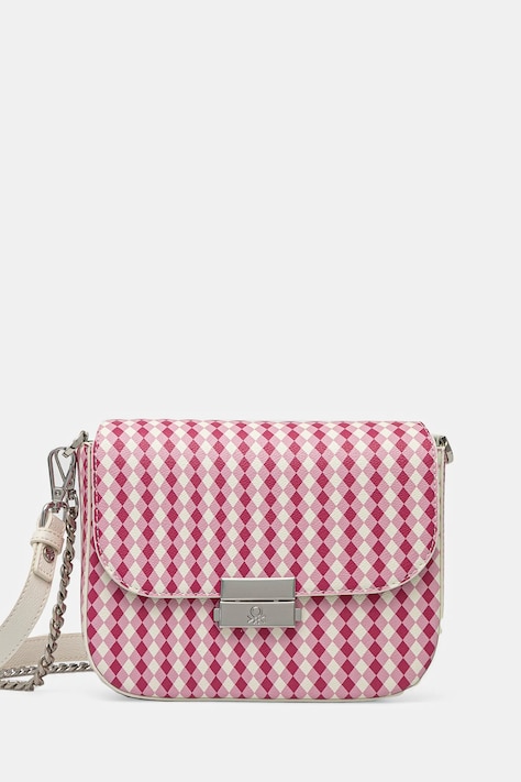 Kabelka United Colors of Benetton růžová barva, 67TDDY07H