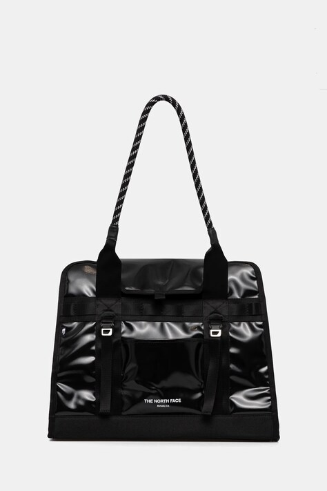 The North Face geantă Base Camp Tote culoarea negru, NF0A8C02KX71