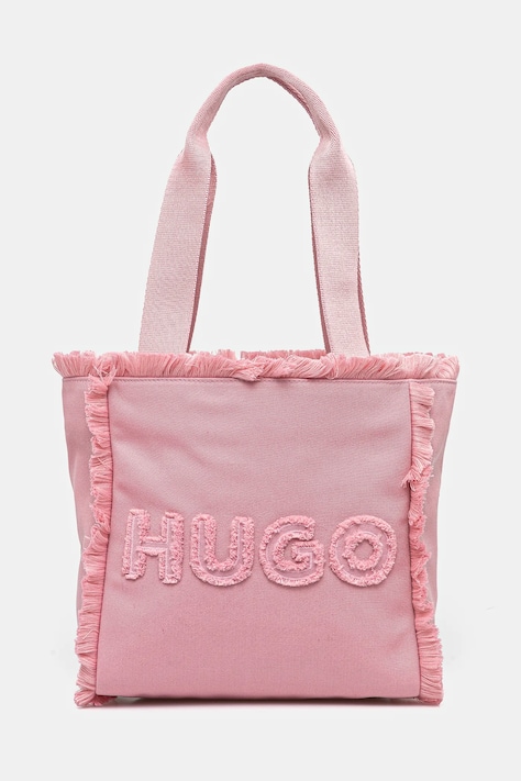 Сумочка HUGO колір рожевий 50541535