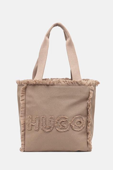 HUGO torebka kolor beżowy 50541535