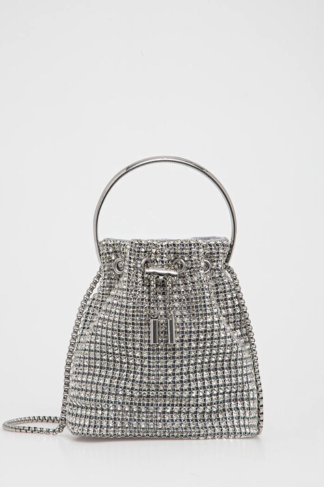 Kabelka Aldo BLINGBUCKET stříbrná barva, 14009912