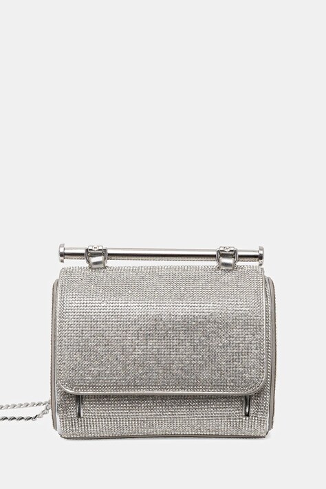 Aldo geantă BLINGCHIC culoarea argintiu, 13989548