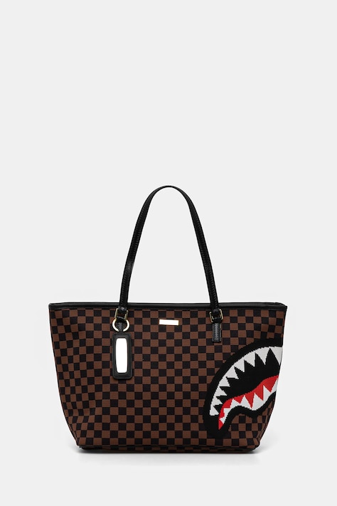 Kabelka Sprayground hnědá barva, 910T6842NSZ