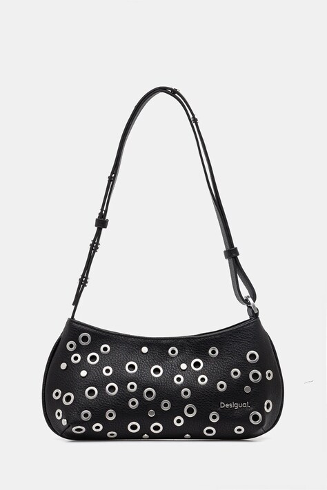 Desigual poseta REBEL ALSACIA BLACK culoarea negru, 25SAXP70