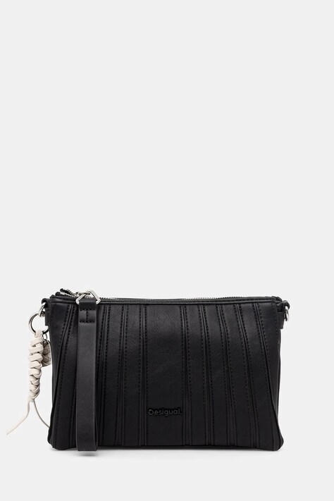 Desigual poseta KAPELA DORTMUND FLAP culoarea negru, 25SAXP92