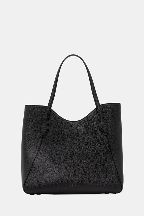 BOSS geantă de piele culoarea negru, 50542066
