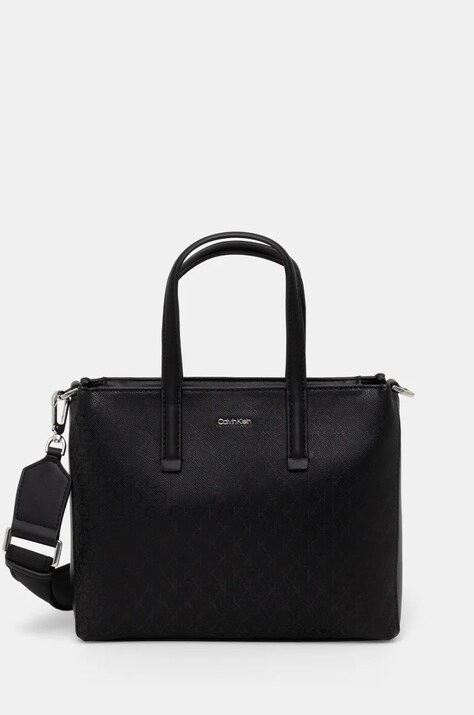 Kabelka Calvin Klein černá barva, K60K613023