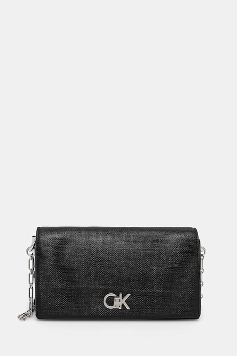 Kabelka Calvin Klein čierna farba, K60K613180