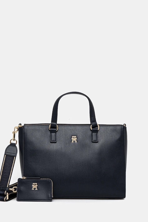 Tommy Hilfiger geantă culoarea albastru marin, AW0AW16814