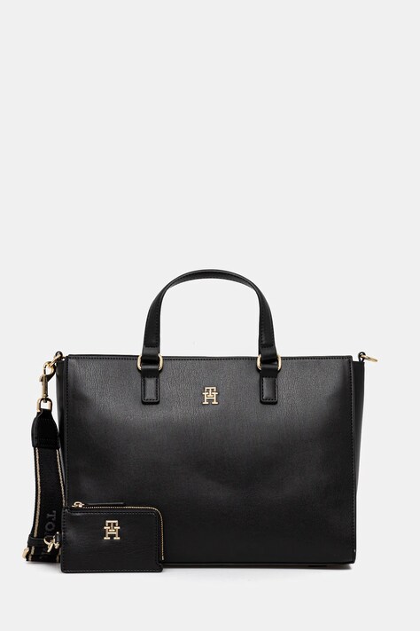 Tommy Hilfiger geantă culoarea negru, AW0AW16814