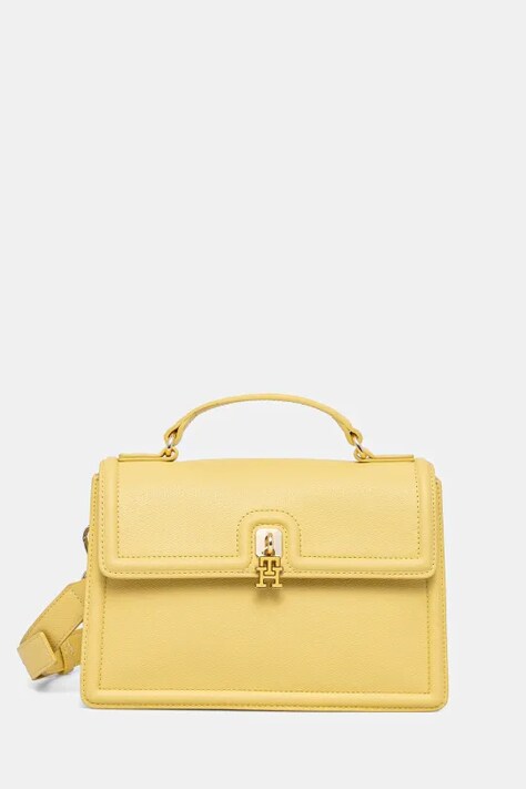 Tommy Hilfiger geantă culoarea galben, AW0AW17176