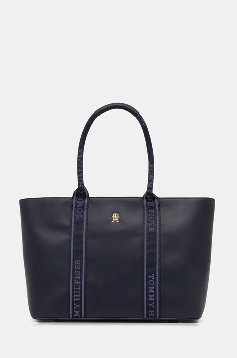 Tommy Hilfiger poseta culoarea albastru marin, AW0AW17198