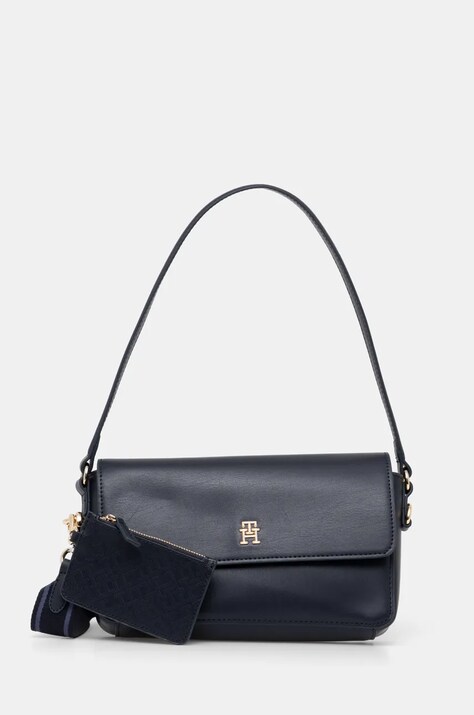 Tommy Hilfiger poseta culoarea albastru marin, AW0AW17219