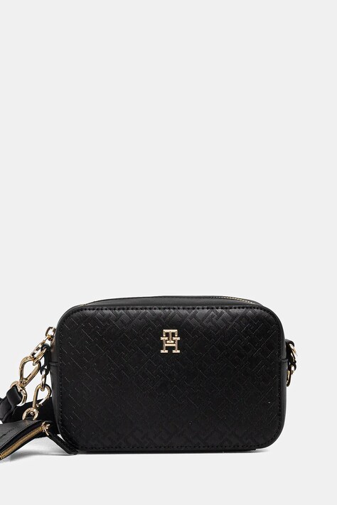 Tommy Hilfiger poseta culoarea negru, AW0AW17221