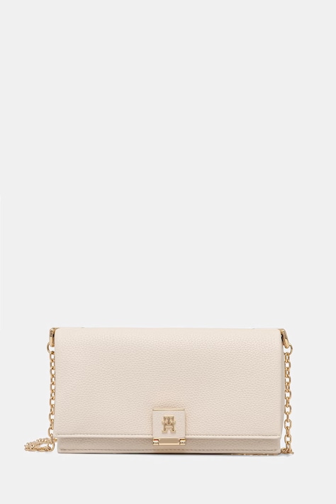 Tommy Hilfiger crossbody kabelka dámska z imitácie kože béžová AW0AW17403