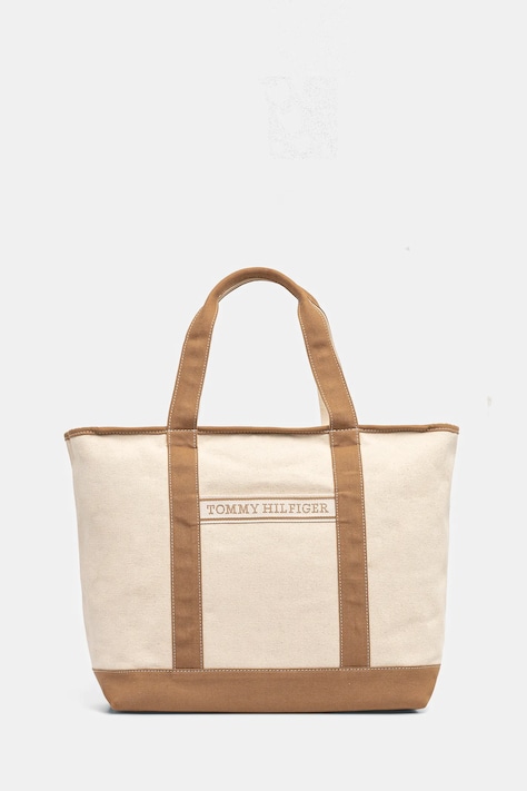 Tommy Hilfiger pamut táska bézs, AW0AW17421