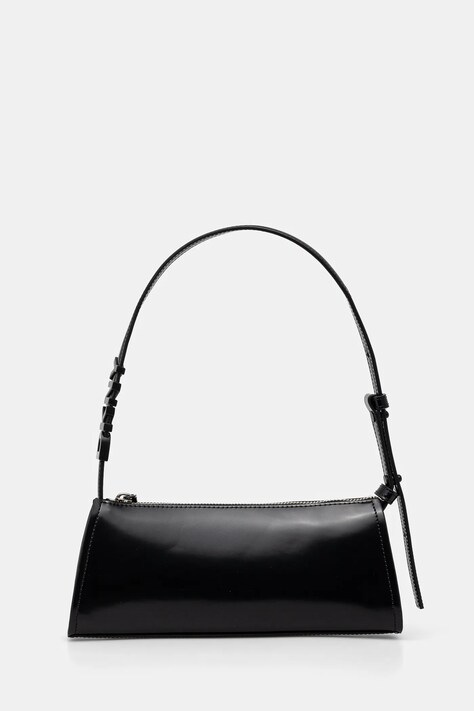 Dkny poseta de piele culoarea negru, R513DG57