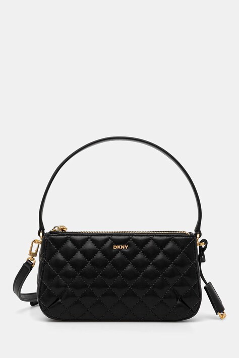 Kožená kabelka Dkny černá barva, R44EKI78