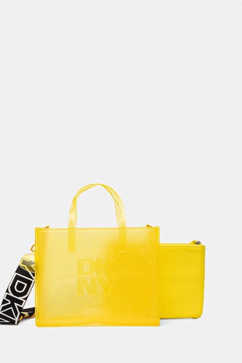 Dkny poseta culoarea galben, R51AVC80