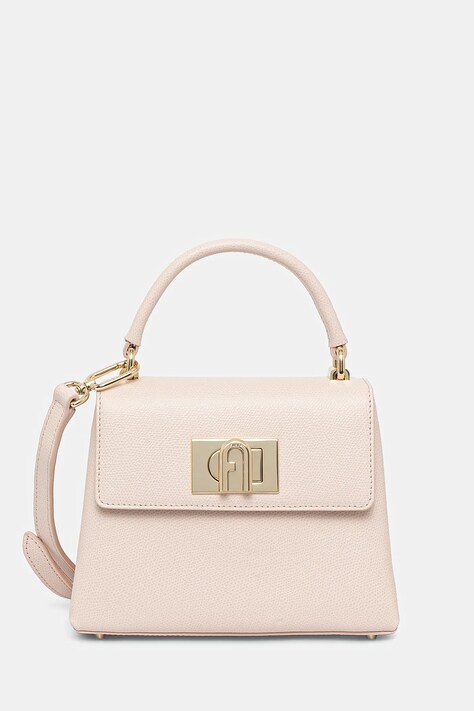 Kožená kabelka Furla růžová barva, WB00109.ARE000.0496S1007