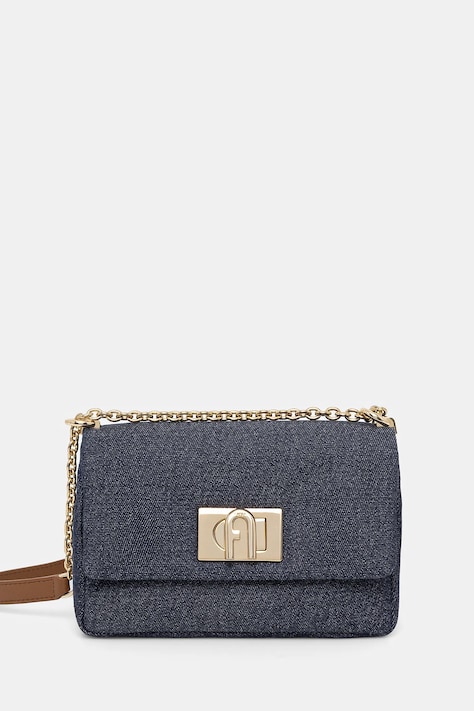Τσάντα Furla χρώμα: ναυτικό μπλε, BAFKACO.DE0000.2677S1007