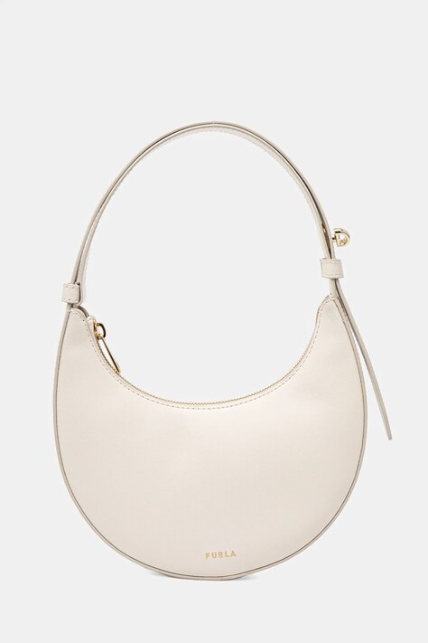 Kožená kabelka Furla béžová barva, WE00649.AX0733.PNN001007