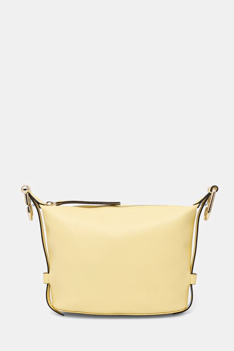 Kožená kabelka Furla žlutá barva, WE00725.BX2045.3684S1007