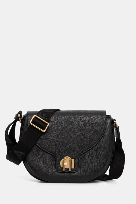 Kožená kabelka Furla černá barva, WB01605.BX3916.N98001002