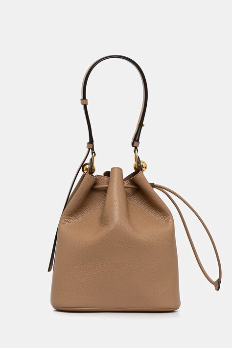 Kožená kabelka Furla hnědá barva, WB01449.BX0176.YU5001002