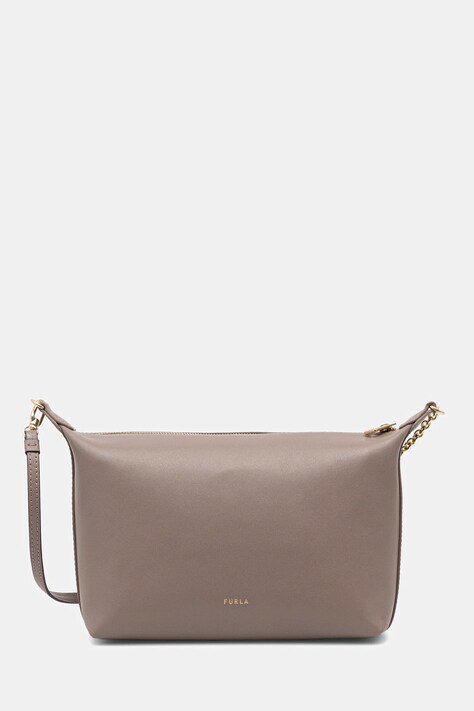 Kožená kabelka Furla hnědá barva, WE00662.BX3104.MA2001007