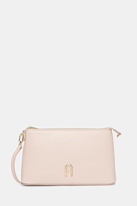 Kožená kabelka Furla růžová barva, WE00615.AX0733.0496S1007