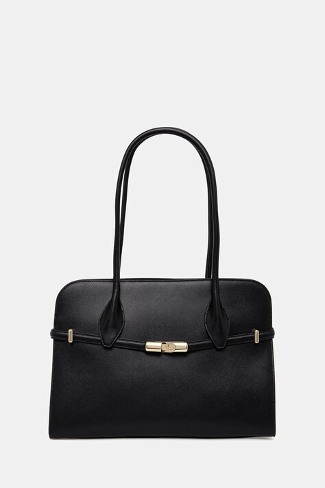 Kožená kabelka Furla černá barva, WB01504.BX3104.O60001007