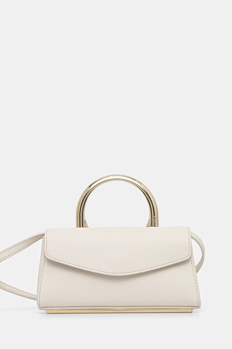 Furla torebka skórzana kolor biały WE00723.BX3913.PNN001007