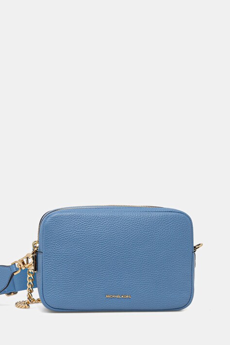 MICHAEL Michael Kors torebka skórzana kolor niebieski 32S5GYTC5L
