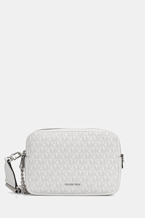 Kožená kabelka MICHAEL Michael Kors bílá barva, 32S5SYTC5V