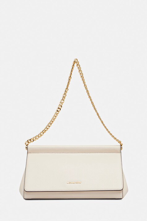 MICHAEL Michael Kors poșetă de piele culoarea bej, 30S5G9YC6L