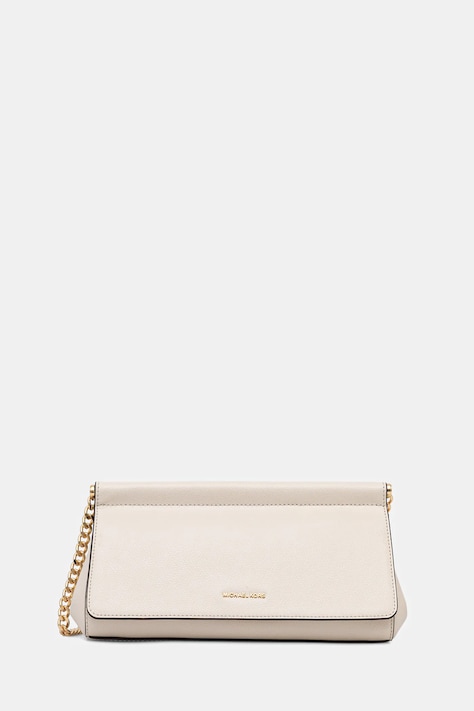 Kožená kabelka MICHAEL Michael Kors béžová farba, 30S5G9YC6L