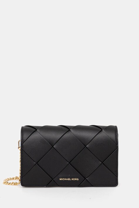 Δερμάτινη τσάντα MICHAEL Michael Kors χρώμα: μαύρο, 32S5GJ6C8L
