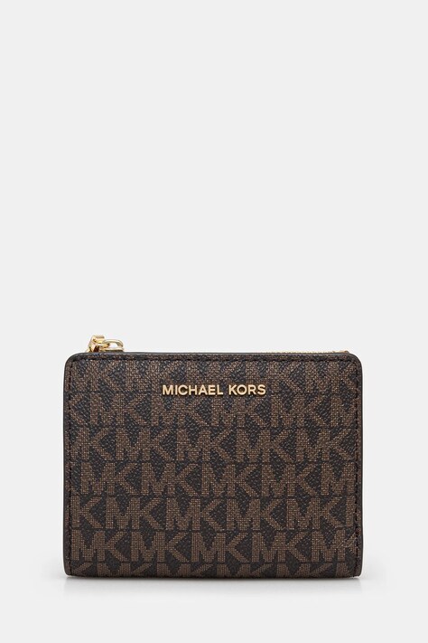 Peněženka MICHAEL Michael Kors hnědá barva, 32S5G8ED7V