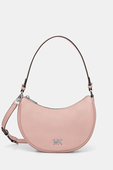 Kožená kabelka MICHAEL Michael Kors růžová barva, 32S5S8QU1L