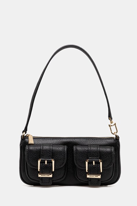 MICHAEL Michael Kors poseta de piele culoarea negru, 32S5GZCU1L